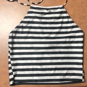 Kortni Jeane High Rise Swim Top